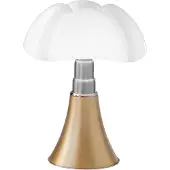 Martinelli Luce Pöytävalaisin Minipipistrello Virtajohdolla Brass