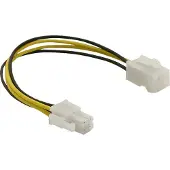 DeLOCK Power cable P4 male/female 0.15 m (82428)