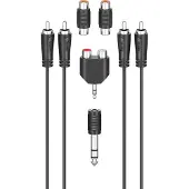 Hama RCA Connection Kit 2.5m RCA-liitäntäsarja