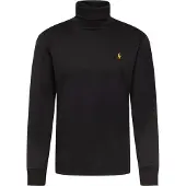 Ralph Lauren Soft Cotton Turtleneck - Black - L