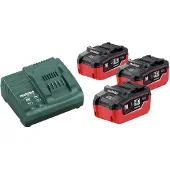 Metabo Tarvikesarja 685074000; 18 V; 3x5,5 Ah akku