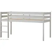 Hoppekids ECO Comfort puolikorkea sänky 90x200cm - kyyhkynharmaa Dove Grey