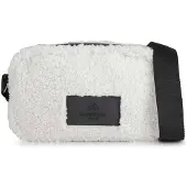 Markberg Holly MBG Crossb. Bag, Recycled Off White w/Black 28x17x8 cm