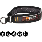 Non-Stop Dogwear Rock Collar V2 Black/Orange Koirien valjaat ja kaulapannat XXL