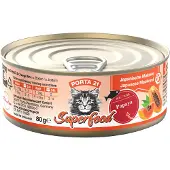 Porta 21 6x80g Superfood makrillia ja papaijaa kissan märkäruoka