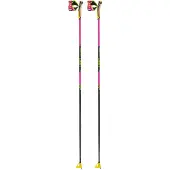 LEKI PRC 750 Neonpink-Neonyellow Maastohiihtosauvat 160 cm