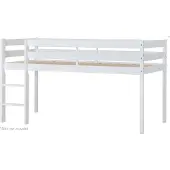 Hoppekids ECO Comfort puolikorkea sänky 90x200cm - valkoinen White