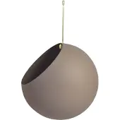 AYTM Globe roikkuva ruukku, iso, taupe - kulta