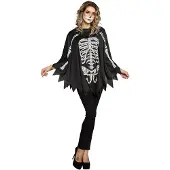 Kärkkäinen Halloween luuranko aikuisten poncho