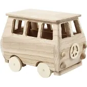 Creativ Company Puu mini-vani koristelemiseen - CC HOBBY - 17 x 10 x 13 cm - Ruskea - Aikuinen - Sekä miehille että naisille