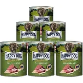 Happy Dog 6x 800g Sensible Pure New Zealand (lammas) koiranruoka märkä