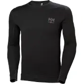 Helly Hansen HH Workwear Lifa Merinovillainen aluspaita pitkillä hihoilla 75106 musta XL