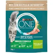 Purina One 3 x 750g Indoor Formula kissanruoka