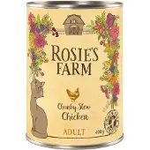 Rosie's Farm 6x400g Adult kana kissan märkäruoka