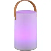 TRIO Aruba LED RGBW ladattava pöytävalaisin ulos IP44 valkoinen