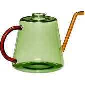 Hubsch Flora kastelukannu 23 cm, vihreä/meripihka