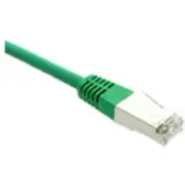 Black Box GIGATRUE CAT6A 550-MHZ STRANDED ETHERNET PATCH CABLE - SHIELDED (S/FTP), LSZH, SNAGLESS BOOT, GREEN, 5-M (16.4-FT.) (CAT6A-GRN-5M)