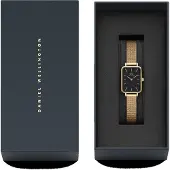 Daniel Wellington Quadro 20X26 Pressed Evergold G Black - Gold - 20X26MM
