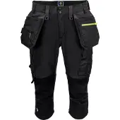 Projob 5557 Stretch Caprihousut - Black - D84