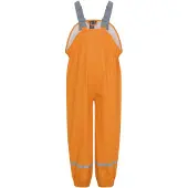 Color Kids Pants Pu - W. Suspender - Orange - 128