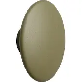 Muuto Dots Wood ripustin, ruskeanvihreä