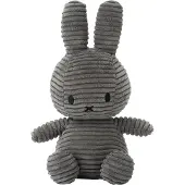 Bon Ton Toys Miffy ECO Corduroy Pehmolelu 23 Cm Dark Grey Dark grey 23 cm Harmaa 23 cm Pojat, Tytöt