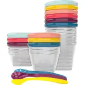 BabyMoov Babybols Multiset - Multi/patterned - MULTISET:3X 120ML+3X 180ML+6X 250ML+3CUILLÈRES SOUPLES