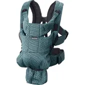 BabyBjörn Kantoreppu Move, 3D Mesh, Salvia vihreä