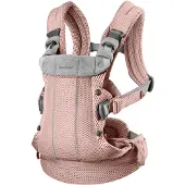 BabyBjörn Harmony Kantoreppu 3D Mesh, Vaaleanpunainen