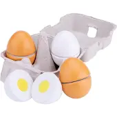 New Classic Toys Uudet klassiset lelut - Puusta valmistetut leikattavat munat