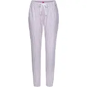 s.Oliver Pyjamahousut vaaleanvioletti / valkoinen