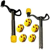 Grivel Black Hole Jääruuvinsuojus koko 5 Pieces väri yellow