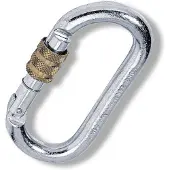 Kong Italy Oval Steel Classic Long Thread Karbiinihaka
