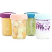 BabyMoov Glass Babybols Multiset - Green - MULTISET:4X 100ML+4X 220ML