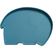 Sebra Lautanen - Silikoni - Fanto - Vintage Blue - - OneSize - Lautaset