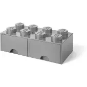 LEGO Säilytyslaatikko 8, Harmaa