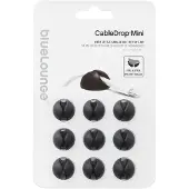 Bluelounge CableDrop Mini 9-pack, Musta