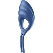Satisfyer Swordsman - vibraatiopenisrengas - ladattava - sininen