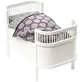 Smallstuff - Rosaline Doll Bed - White (51000-02)