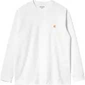 Carhartt WIP Paita 'Chase' kulta / valkoinen