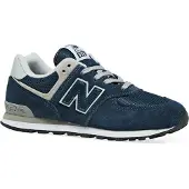 New Balance for woman/girl. GC574V1 Leather Sneakers 574 navy (35.5), Flat, Laces, Casual, children's fashion