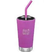 Klean Kanteen Termosmuki, jossa Straw Lid -kansi, 473 ml, berry bright