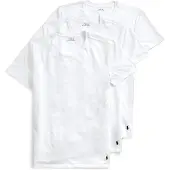Ralph Lauren for man. 714830304003 Pack of 3 white crew neck t-shirts (M), Homewear, Cotton, Short sleeve