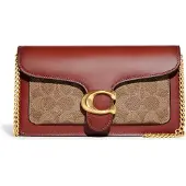 Coach Tabby Chain Clutch - Brown - ONE SIZE