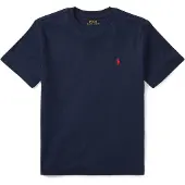 Ralph Lauren Cotton Jersey Crewneck Tee - Blue - 138-149