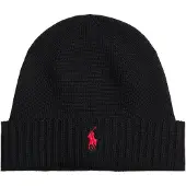 Ralph Lauren 2/30 Merino Wl Rws-Hat - Black - ONE SIZE