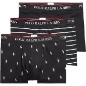 Ralph Lauren for man. 714830299009 Pack 3 bxers Classic Trunk black (S), Homewear, Cotton