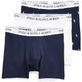Ralph Lauren for man. 714830300036 Pack of three boxers blue, white (S), Homewear, Cotton
