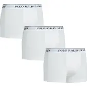 Ralph Lauren for man. 714835885001 Set of 3 white stretch cotton boxer shorts (XXL), Homewear