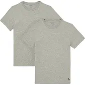 Ralph Lauren for man. 714835960003 Pack of 2 classic grey vests (S), Homewear, Cotton, Short sleeve